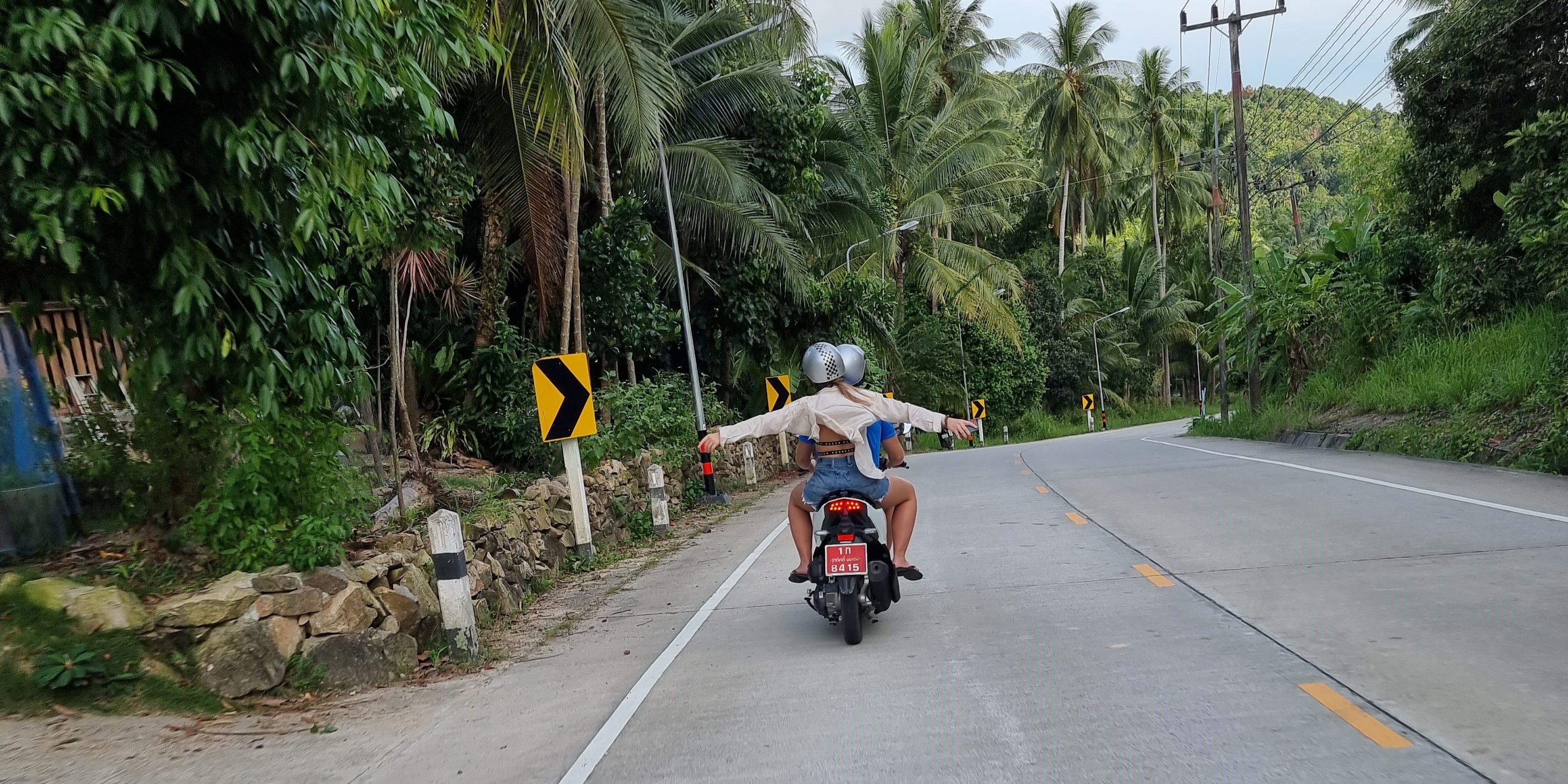 Riding a Scooter